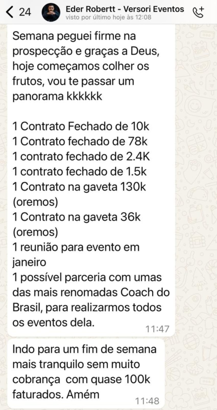 Depoimento real de cliente